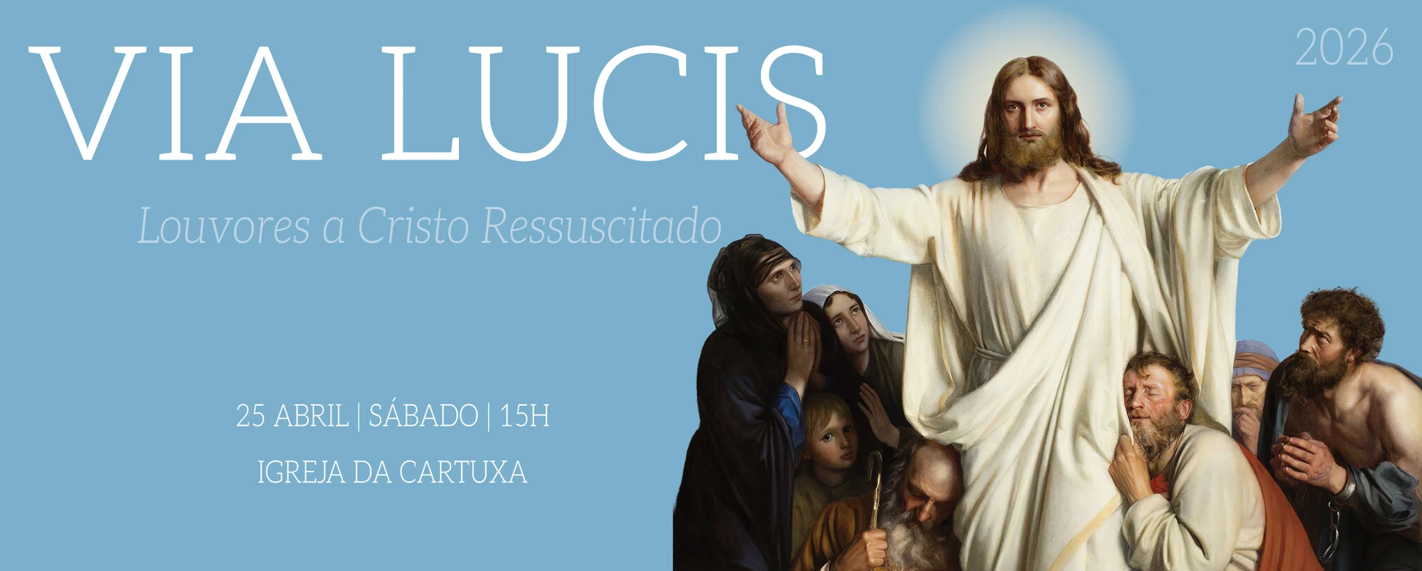 Banner Via Lucis 2026