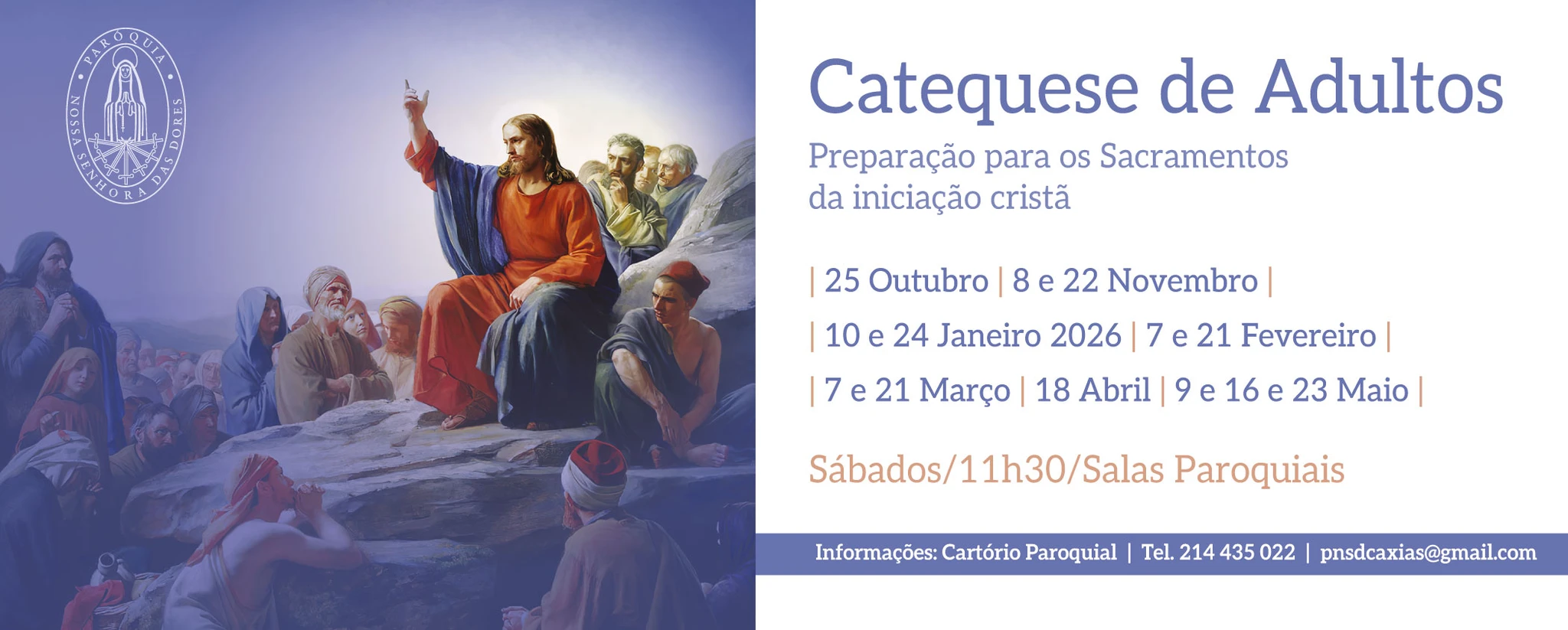 Banner - Catequese Adultos 25/26