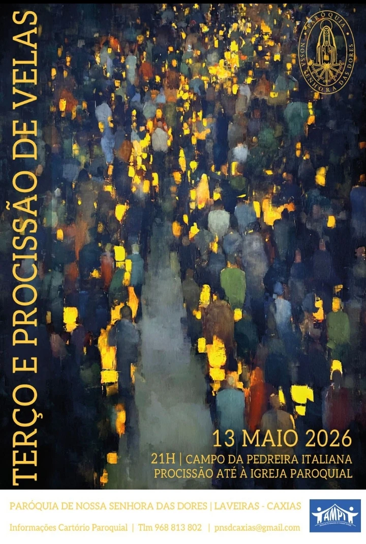 Terço e Procissão de Velas