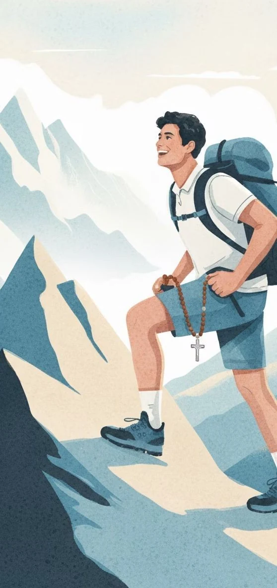 Ilustração de São Pier Giorgio Frassati