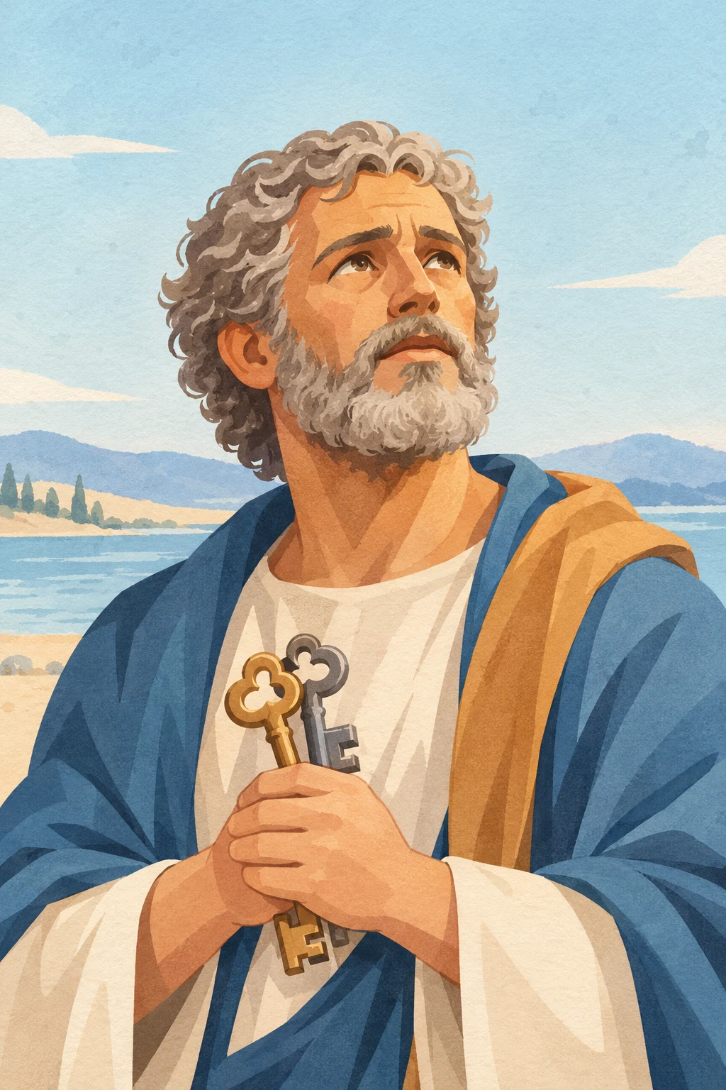 Ilustração de São Pedro Apóstolo